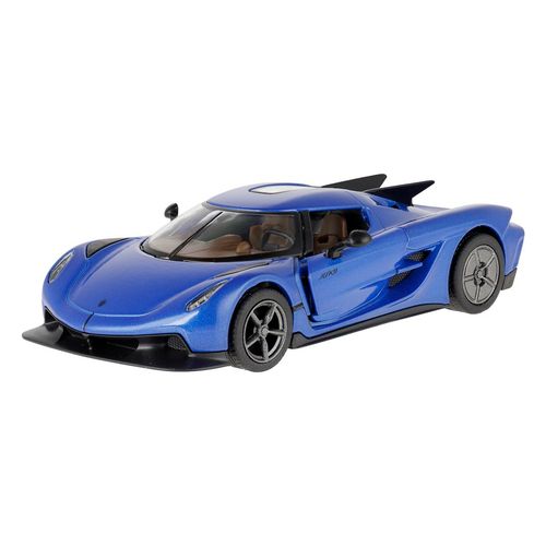 Model 1:36, Koenigsegg Jesko Absolut, niebieski na Arena.pl