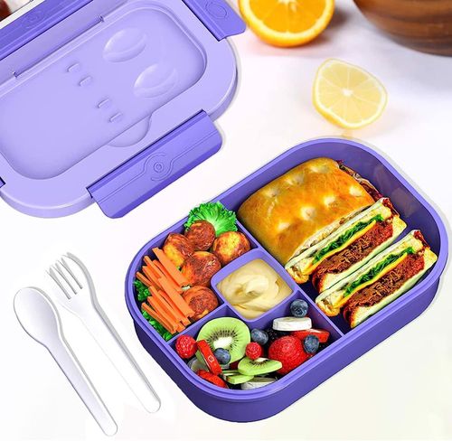 Lunchbox 4 przegródki 1300ML Fiolet na Arena.pl