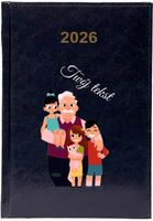 Kalendarz A5 2026 tygodniowy KSIĄŻKOWY prezent DLA DZIADKA twój tekst imię