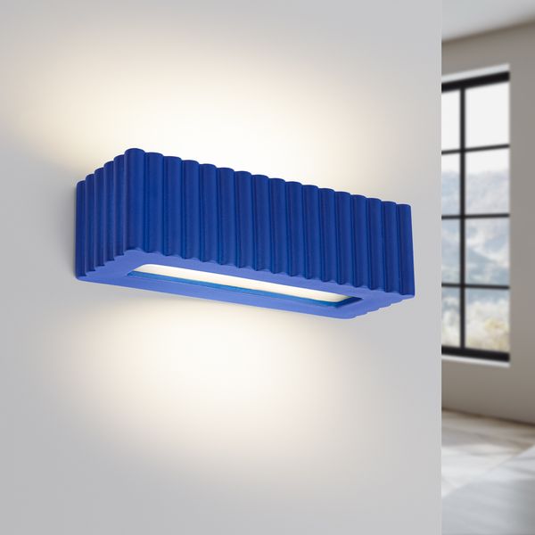 Kinkiet ceramiczny RIGATA ultramaryna zdjęcie 3
