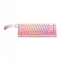 ONIKUMA G69 Klawiatura Mechaniczna Magnetyczne Przełączniki RGB Różowa
