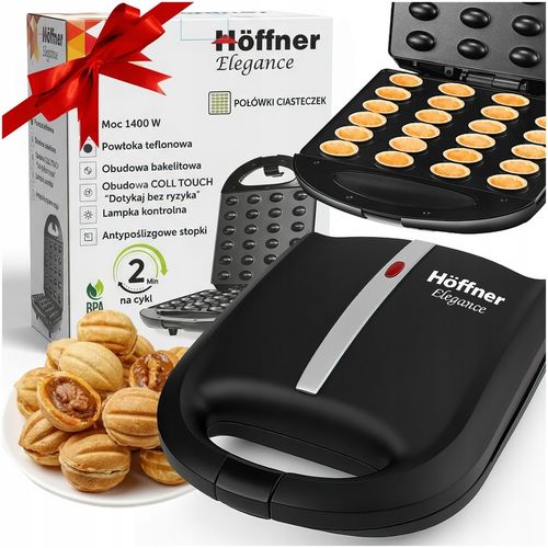 OPIEKACZ DO ORZESZKÓW CIASTEK FORMA 24 szt ELEKTRYCZNY MOC 1400W XXL na Arena.pl