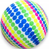 PIŁKA GUMOWA KROPKI  9" D42271  1097