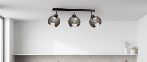 Spot 3xE27 YUNO WOOD BLACK/NATURAL na Arena.pl