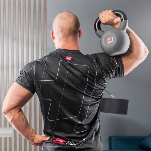 Kettlebell żeliwny 20kg kettle odważnik ciężarek wytrzymały do ćwiczeń na Arena.pl