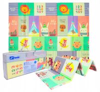 MATA PIANKOWA XPE SKŁADANA EDUKACYJNA DUŻA 180x150