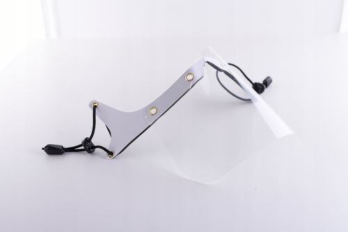 przyłbica minishield / hilfitec / biała m na Arena.pl