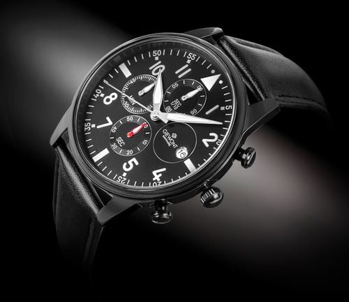 zegarek męski giewont chronograph sapphire czarny gw5630-a1 na Arena.pl
