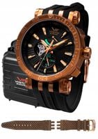Zegarek Męski Vostok Europe YN84-575O540S brązowy pasek