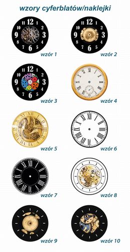 Zegar ścienny z płyty winylowej Znaki zodiaku 1796.14 na Arena.pl