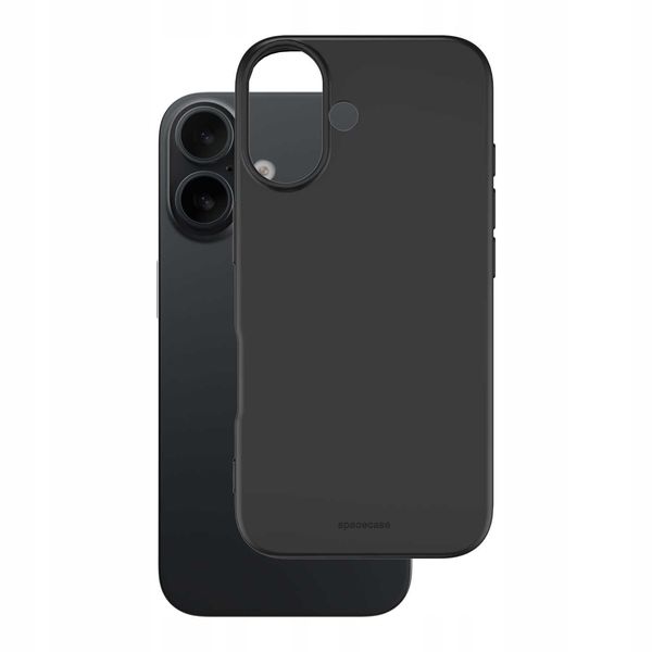 Spacecase Silicone Case Iphone 16 Black zdjęcie 5