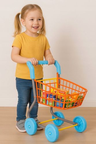 WÓZEK SKLEPOWY NA ZAKUPY DLA DZIECI KOSZYK AKCESORIA 50 CM CASDON na Arena.pl