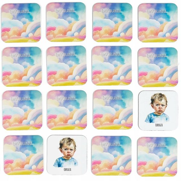 Emocjonalne Memory - gra pamięciowa - 30 par zdjęcie 3