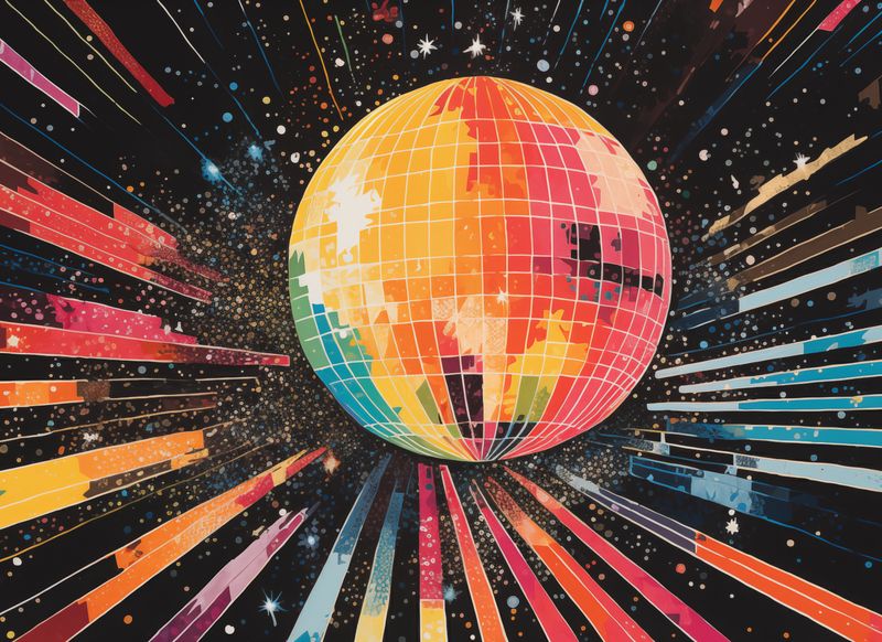 Plakat 55x40cm Disco Gra! zdjęcie 1