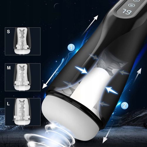 Automatyczne masturbator meski z funkcją ssania, wibracji, ogrzewania na Arena.pl