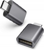 SYNTECH ADAPTER KONWERTER PRZEJŚCIÓWKA USB C na USB 3.0 OTG 5 GBPS 2 SZTUKI