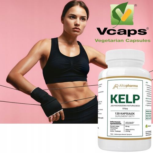 KELP JOD NATURALNY 325mcg +PREBIOTYK WEGE 120 KAPS na Arena.pl