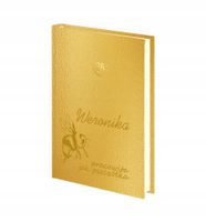 PLANER pszeczelarza tyg. ksiażkowy kalendarz A5 złoty srebrny 2026 grawer