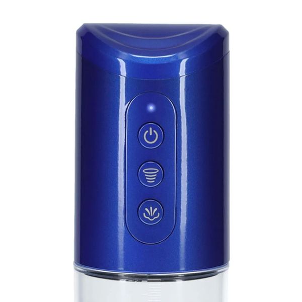 Hyperpump - Rechargeable Penis Pump - Metallic Blue zdjęcie 5