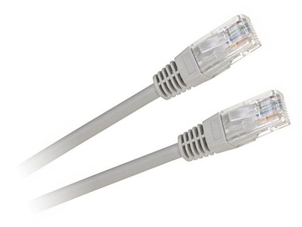 KABEL UTP 8C 2.0M SZARY PATCHCORD - SS5419-UTP zdjęcie 1