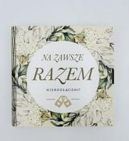 kasetka kwadrat kolor biały bez- na zawsze razem 3308-bb