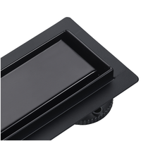 BASIC Drain Black Odpływ liniowy czarny 120 cm