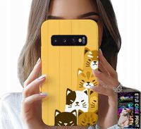 ETUI DO SAMSUNG GALAXY S10 - LOVE CAT, WZORY Z KOTAMI, CASE + FOLIA