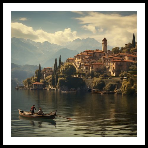 Plakat 70x70cm Spokojna Nostalgia na Arena.pl