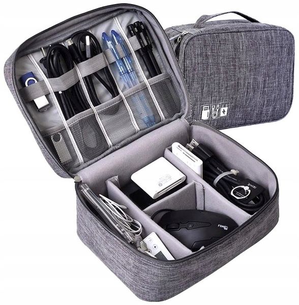 Organizer Na Kable Ładowarki Podróżna Torba Etui zdjęcie 2