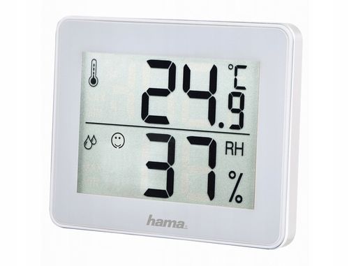 Hama TERMOMETR HIGROMETR TH-130 biały temperatura wilgotność stacja na Arena.pl