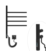ELNA Grzejnik łazienkowy elektryczny WERTYKAL 4 BLACK/KOMPAKTOWY
