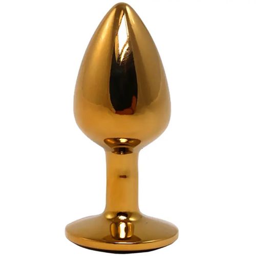 gold small butt plug with black diamond na Arena.pl