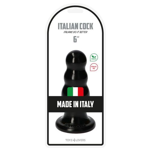 Dildo-Italian Cock 6""Black na Arena.pl