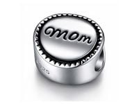 Rodowany srebrny charms do pandora mama mamusia mother mom srebro 925 SY041RH