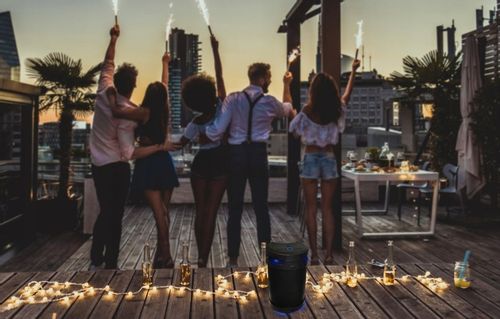 GŁOŚNIK BLUETOOTH PRZENOŚNY MANTA XBASS 360 100W TWS USB MP3 WODOODPRONY na Arena.pl