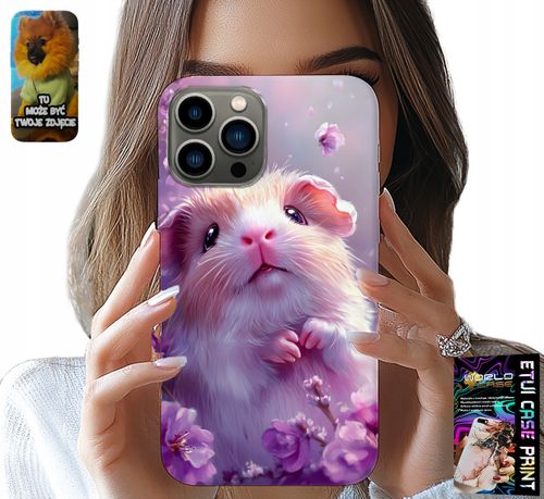 ETUI DO IPHONE 13 PRO - SŁODKI CHOMIK, GRYZONIE WZORY DLA DZIECI na Arena.pl