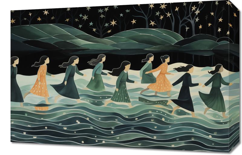 Obraz 60x40cm Nocna Procesja zdjęcie 1