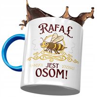 Kubek Błękitny Dla Rafała Kolegi Na Prezent Z Nadrukiem Ze Zdjęciem