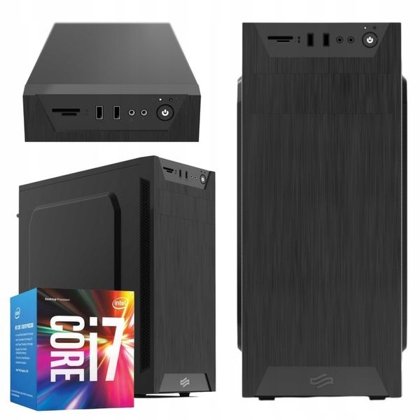 Komputer Stacjonarny Intel Core i7 16GB 1000GB SSD Win 10 DVD WiFi Szybki zdjęcie 8