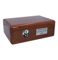 Urna Yin Yang na ludzkie prochy Symbol równowagi i harmonii Japońska urna