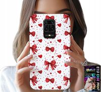 ETUI DO XIAOMI NOTE 9 PRO / 9S - CZERWONE WSTĄŻKI WSTĄŻKA MODNE WZORY