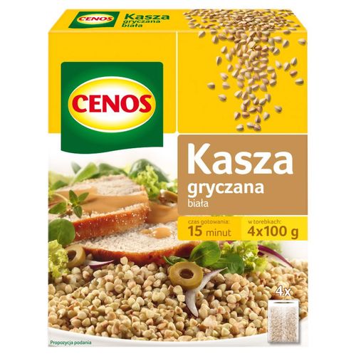 Cenos Kasza gryczana biała 400 g (4 torebki) na Arena.pl