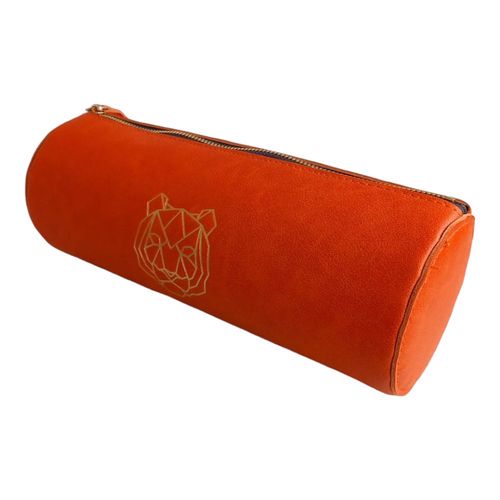 Piórnik Tuba w Ozdobnym Pudełku Eko Skóra Tygrys na Arena.pl