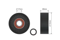 ROLKA NAPINACZA PASKA WIELOROWKOWEGO VW CRAFTER 2006-2011