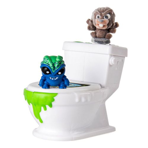 FLUSH FORCE 2-PAK OKROPNA TOALETA + 2 FIGURKI  SPIN MASTER na Arena.pl