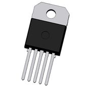 BTS555 Infineon wysokoprądowy przełącznik 115A TO218-5 wylut