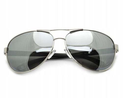 Okulary Pilotki dla kierowców Polaryzacja Lustra PRZECIWSŁONECZNE UV400 Męs na Arena.pl