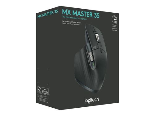 Logitech MX MASTER 3S Wireless Mouse, Graphite | Logitech na Arena.pl