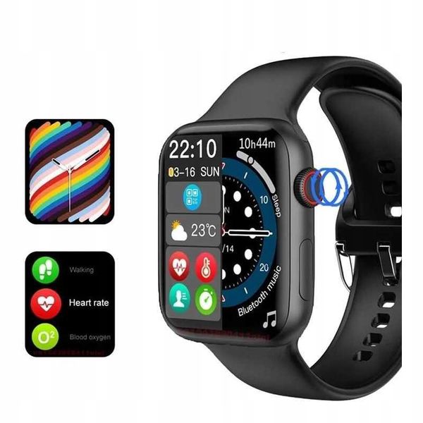 Smartwatch niktrade 206477236 czarny zdjęcie 2