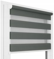 ROLETA DZIEŃ NOC WYMIAR 60x150 CM BEZINWAZYJNA Z NAPINACZEM RÓŻNE KOLORY